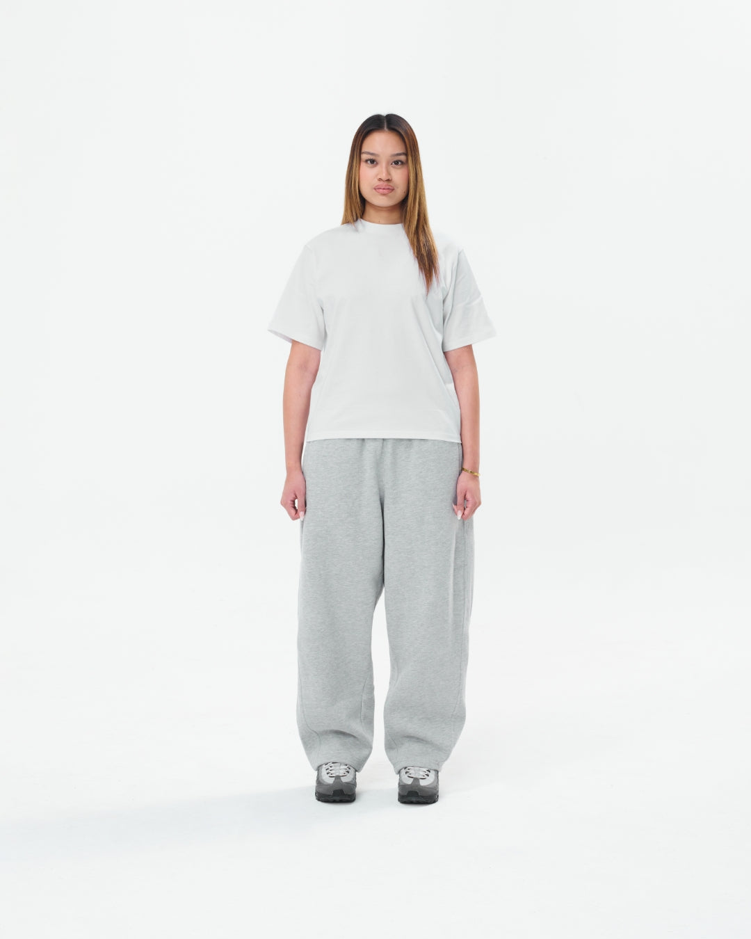 Cropped Basic Tee (White)